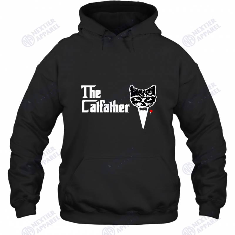 The Catfather Father’s Day Sweatshirt Cat Lover Gifts Dad Hoodie