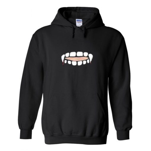 A Vampire Fang Hoodie