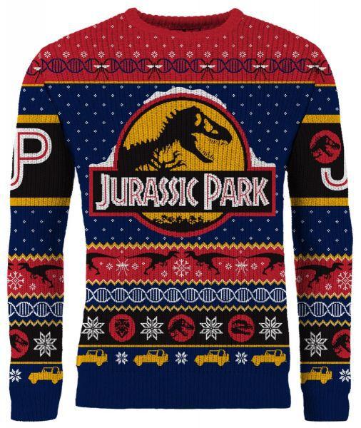 Jurassic Park Christmas Ugly Sweater | Unisex | Full Size | Adult | Colorful | US1749