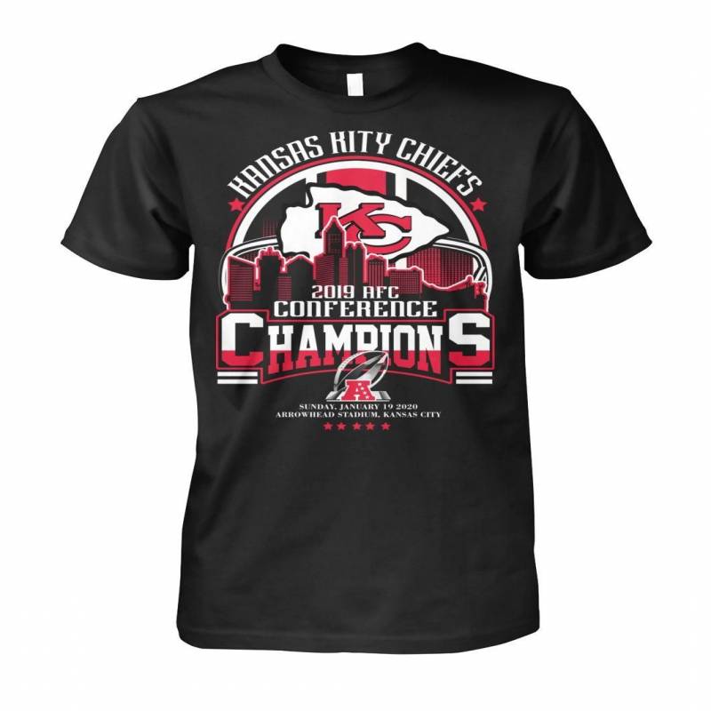 Kansas City Chiefs Afc Conference Champions Men And Women T Shirt S-5Xl