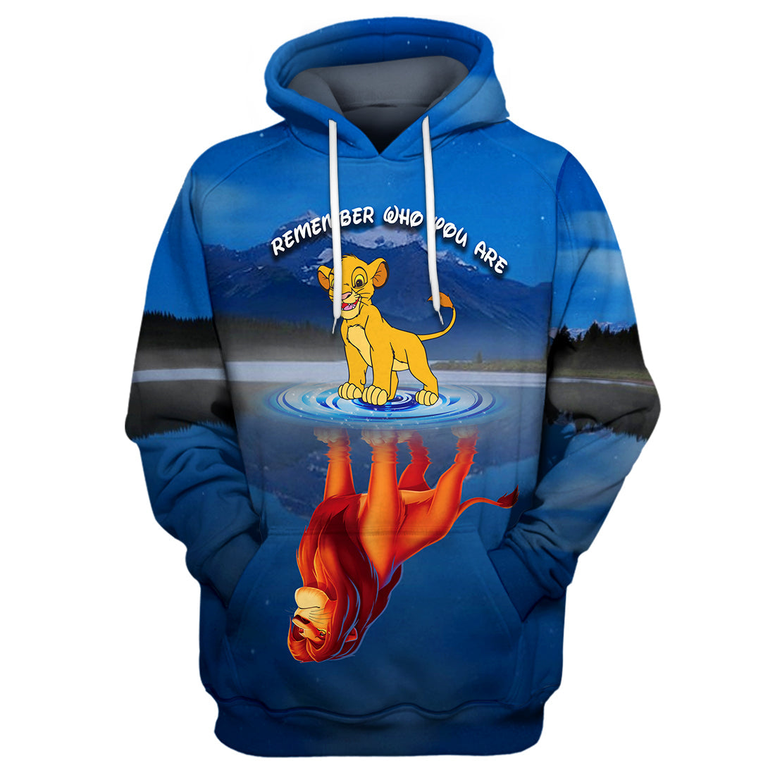 Unifinz Dn Lk T-Shirt Remember Who You Are Simba Blue T-Shirt Awesome Dn Lk Hoodie Sweater 2022