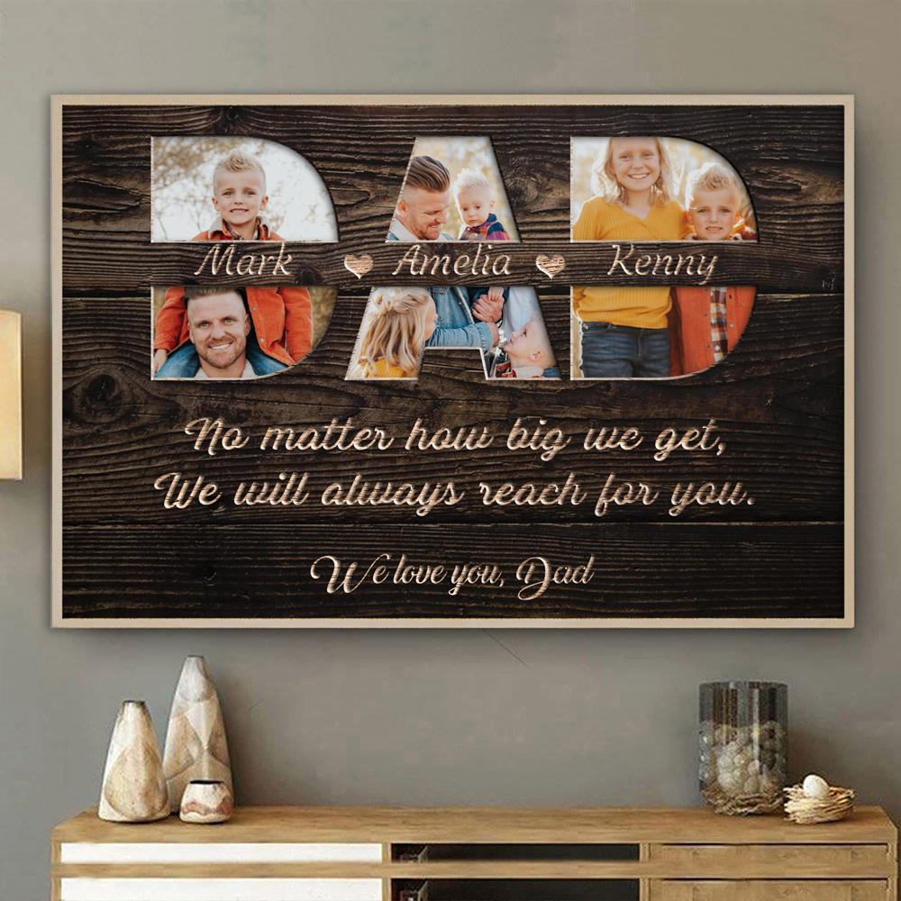 Personalized Name We Will Always Look Up To You Standard Poster