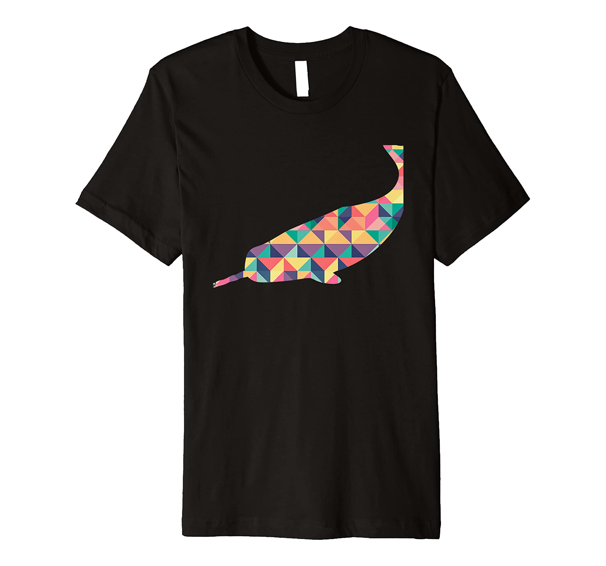 Narwhal Abstract Color Summer Narwhale Whale Lover Girl Gift Premium T-Shirt