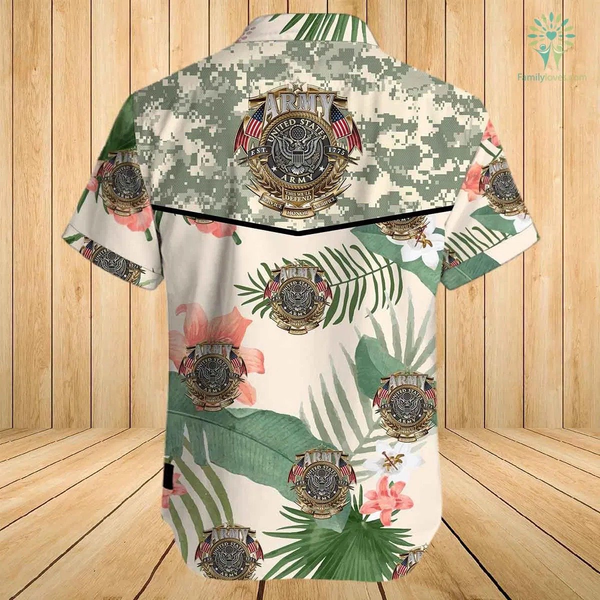 U.S Army This We’Ll Defend Since 1775 Honor Service Sacrifice All Over Printed Hawaiian Shirt