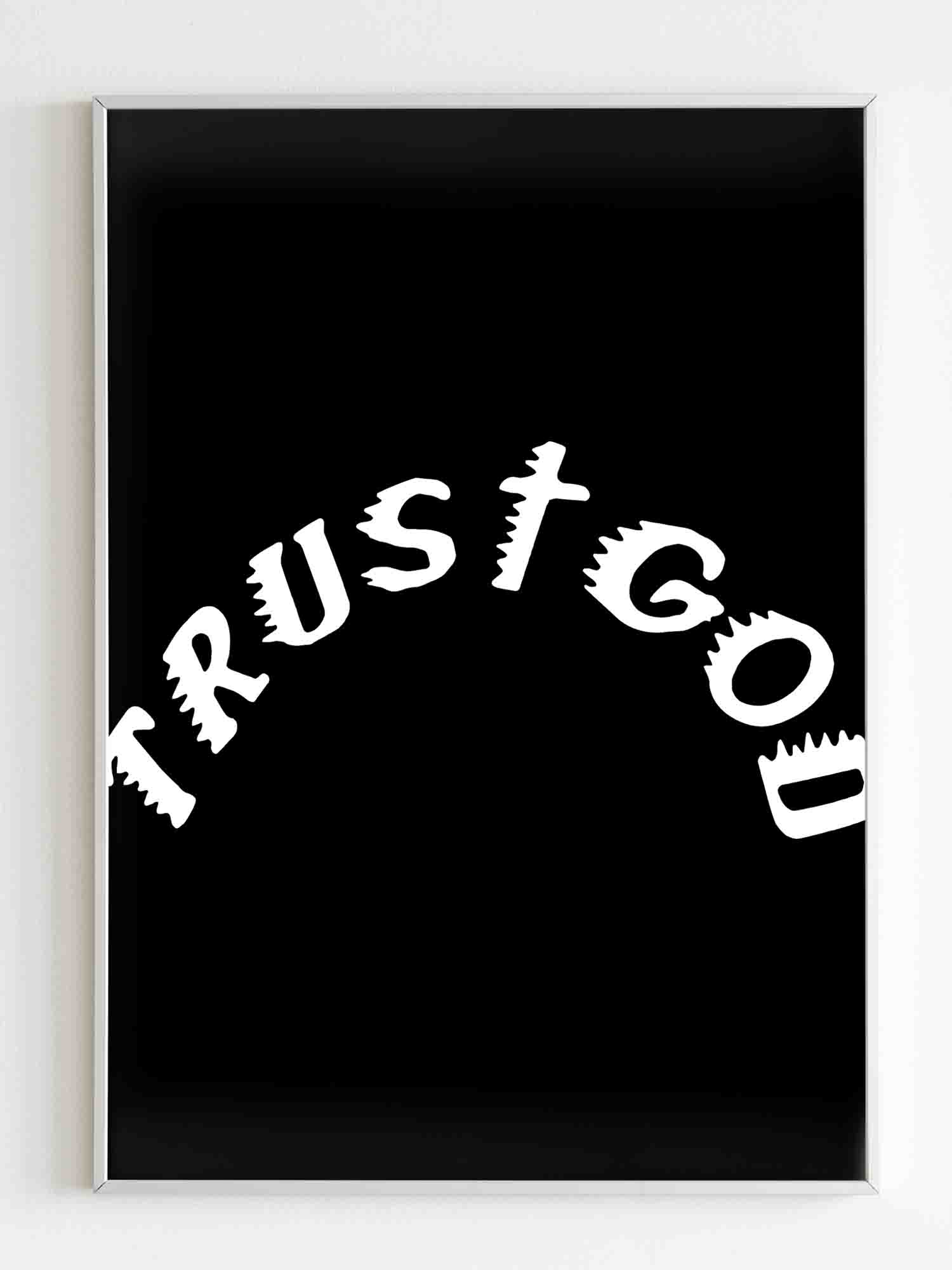 Kanye West Trust God Poster - Micalshop
