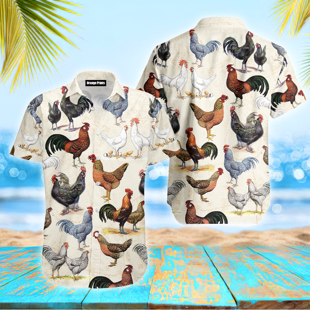 Different Breeds Of Chickens Hawaii Shirt For Men Women Adult Ha87529