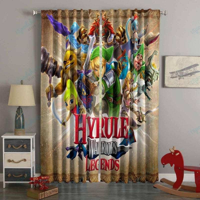 3D Printed Hyrule Warriors Style Custom Living Room Curtains