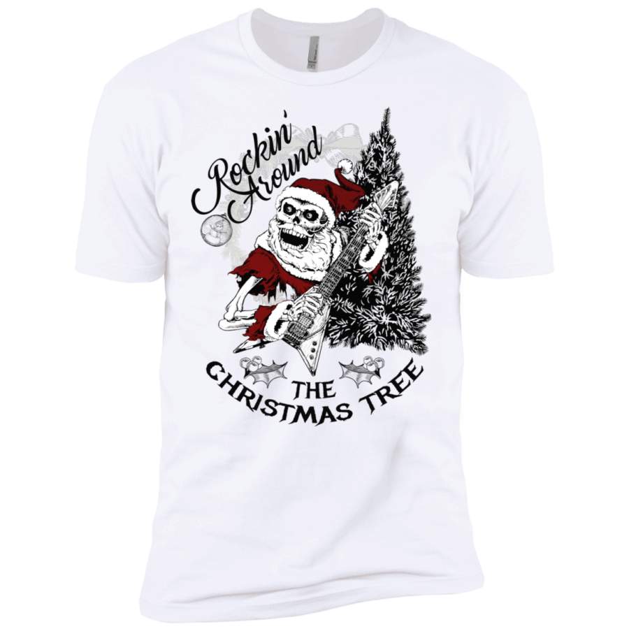 Ugly Christmas – Rockin Around the Christmas Tree Mens – Tshirt – Small to 5XL