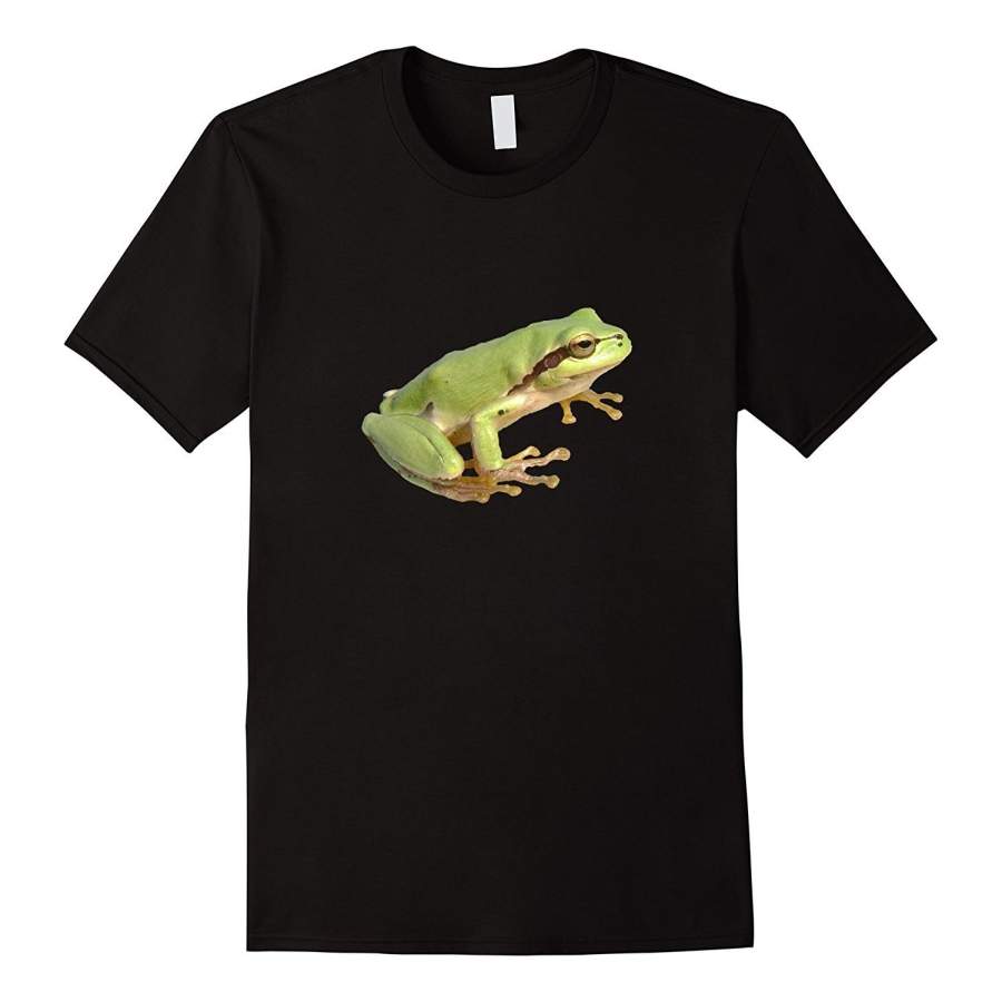 Cute European Green Tree Frog T-Shirt Cheap Men Fashion Short Sleeved T Shirt