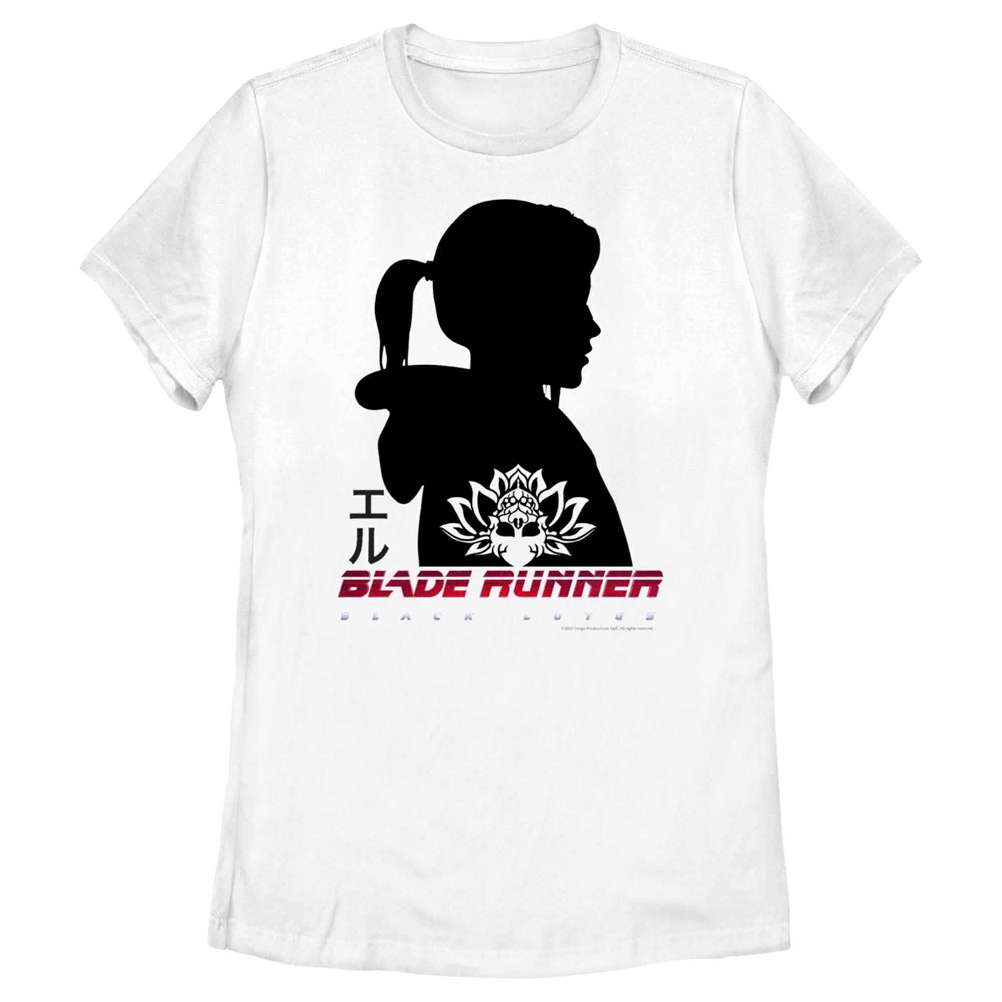 Women’S Blade Runner: Black Lotus Elle Silhouette T-Shirt