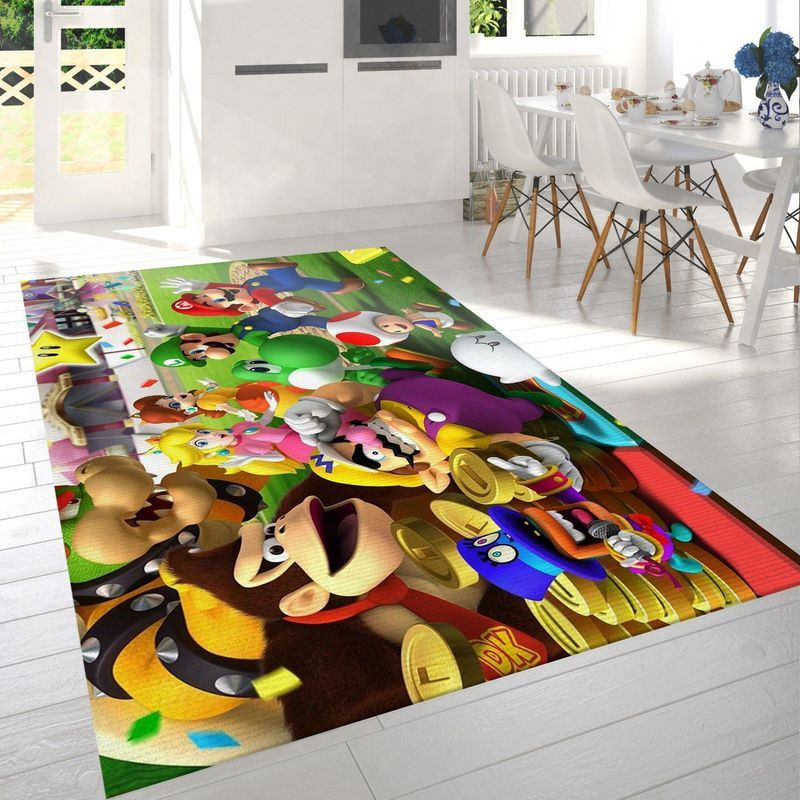 Super Mario 51 Area Rug Living Room And Bed Room Rug Gift Us Decor