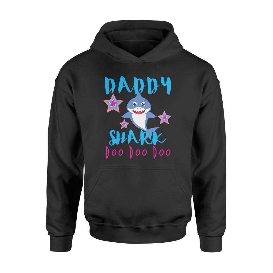 Birthday Shirt Daddy Shark  – Shark Family Tshirt – Standard Hoodie