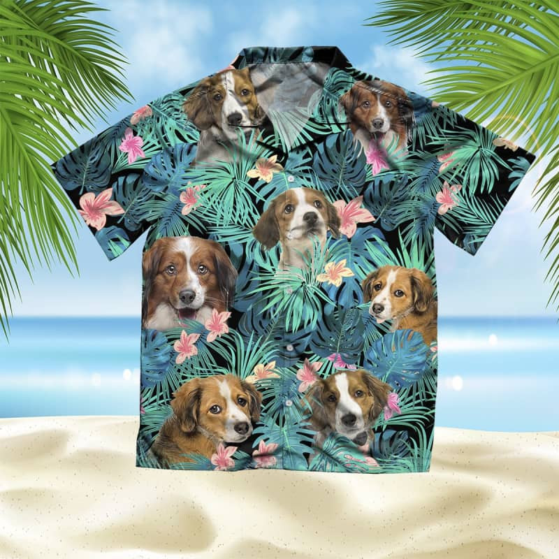 Felacia Kooikerhondje Summer Leaves Hawaii Shirt Ha95734