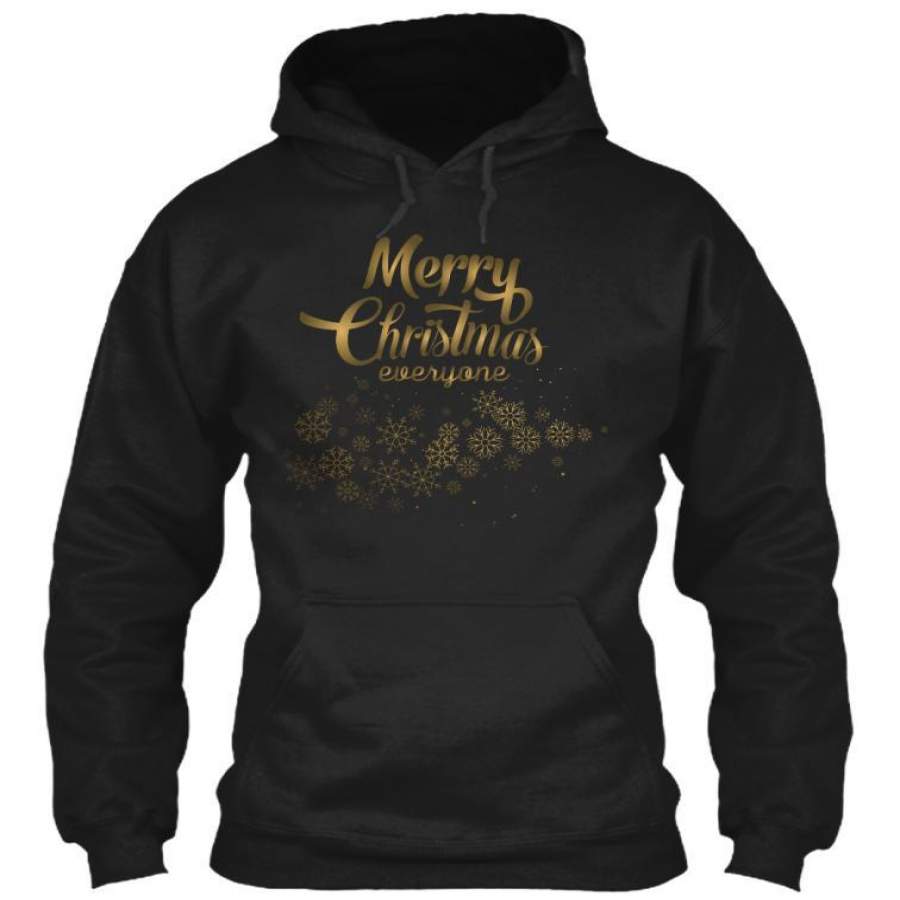 Merry Christmas Everyone Pullover Hoodie Christmas Gift Ideas