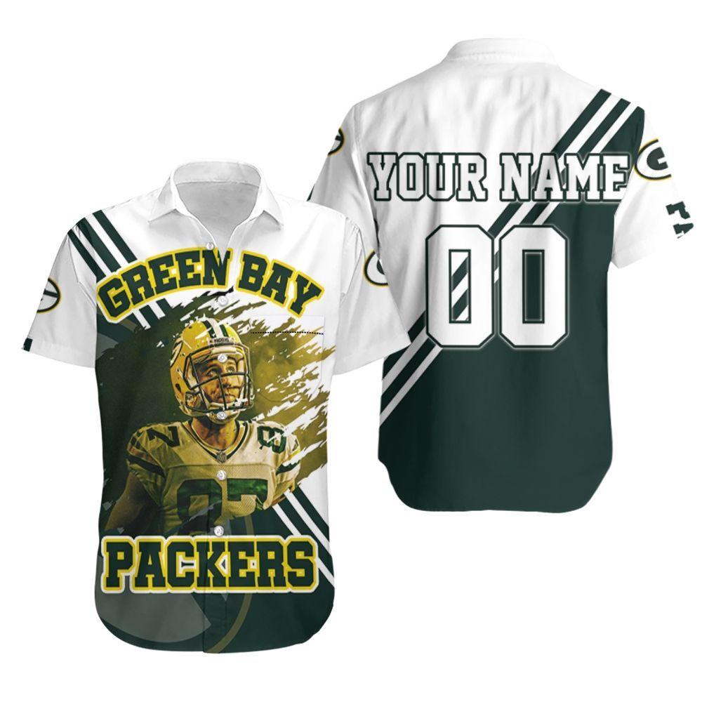 Beach Shirt Green Bay Packers Jordy Nelson 87 For Fans Personalized Hawaiian Shirt