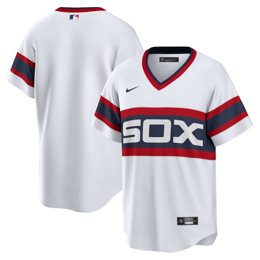 Chicago White Sox Home Team Men Jersey – White