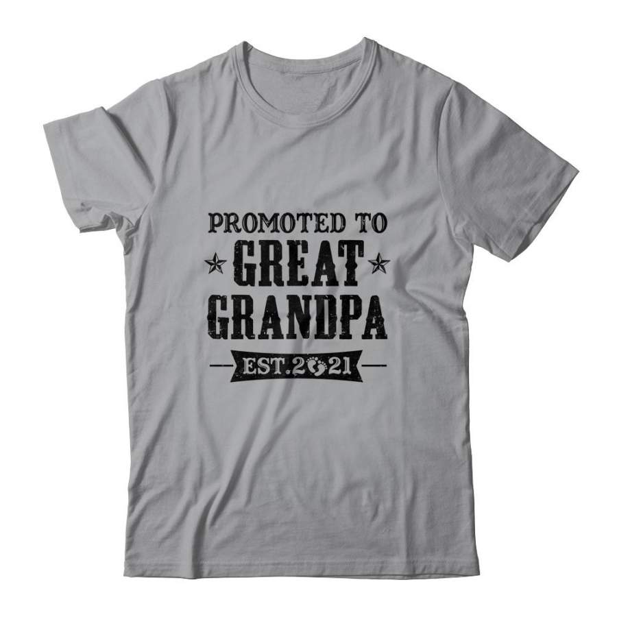 Download Promoted To Great Grandpa Est 2021 Father's Day - T-Shirts ...