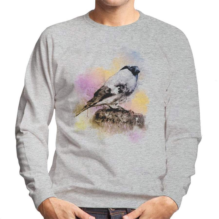 Colour Cloud Bird Men’s Sweatshirt