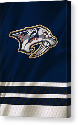 9 Nashville Predators Joe Hamilton Canvas Print