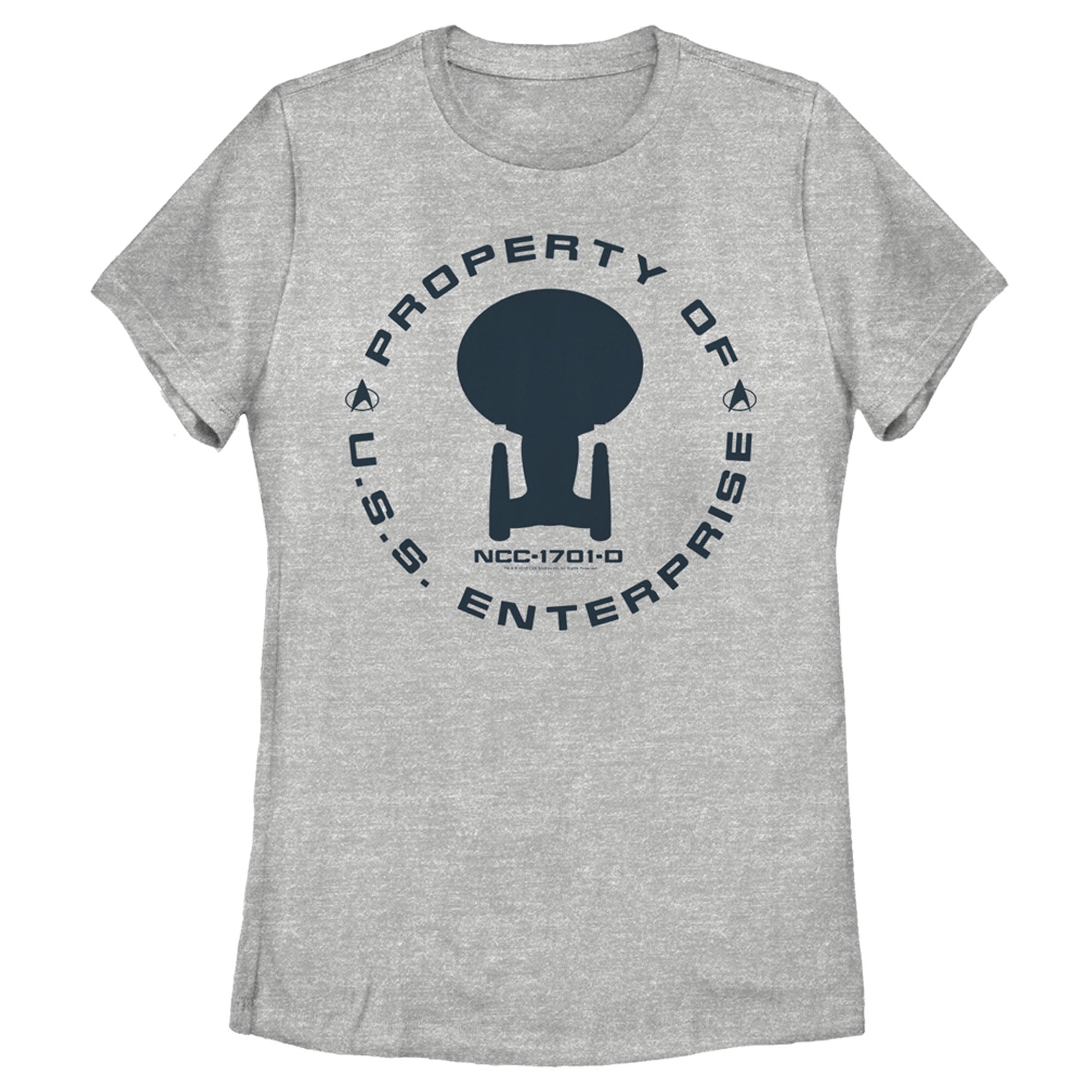 Women’S Star Trek: The Next Generation Property Of The Uss Enterprise T-Shirt