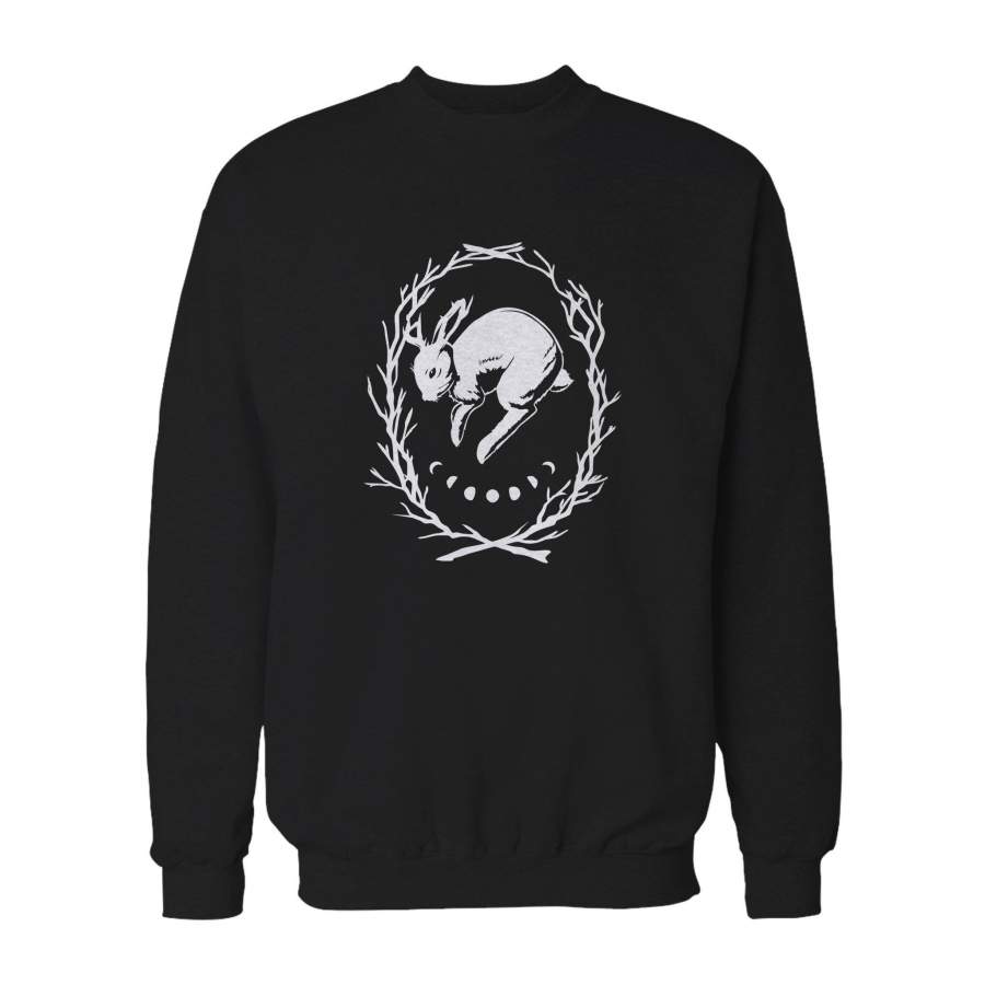 Black Jackalope Rabbit Occult Sweatshirt