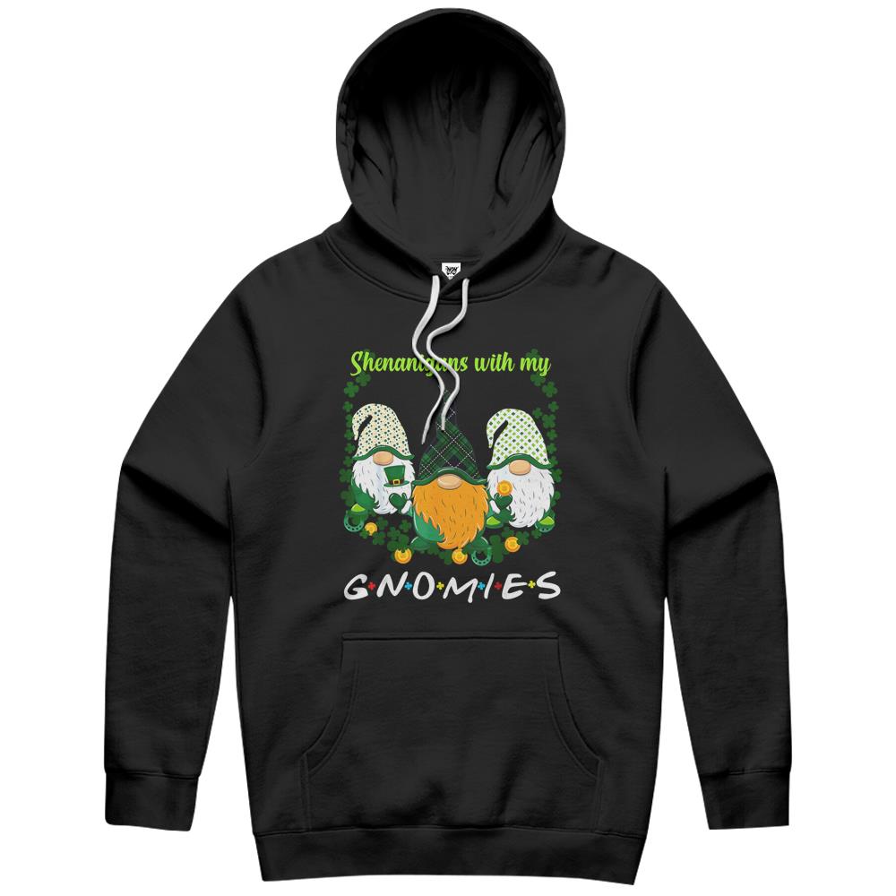 St Patrick’S Day Shenanigans Gnomies Gnome Shamrock Irish Hoodie