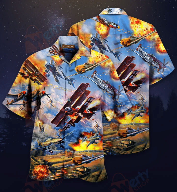 Airplane On War Hawaii Shirt Ha39674