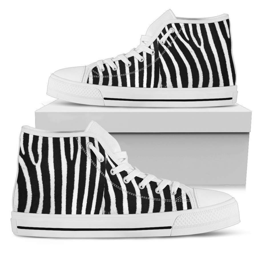 Zebra Print High Top