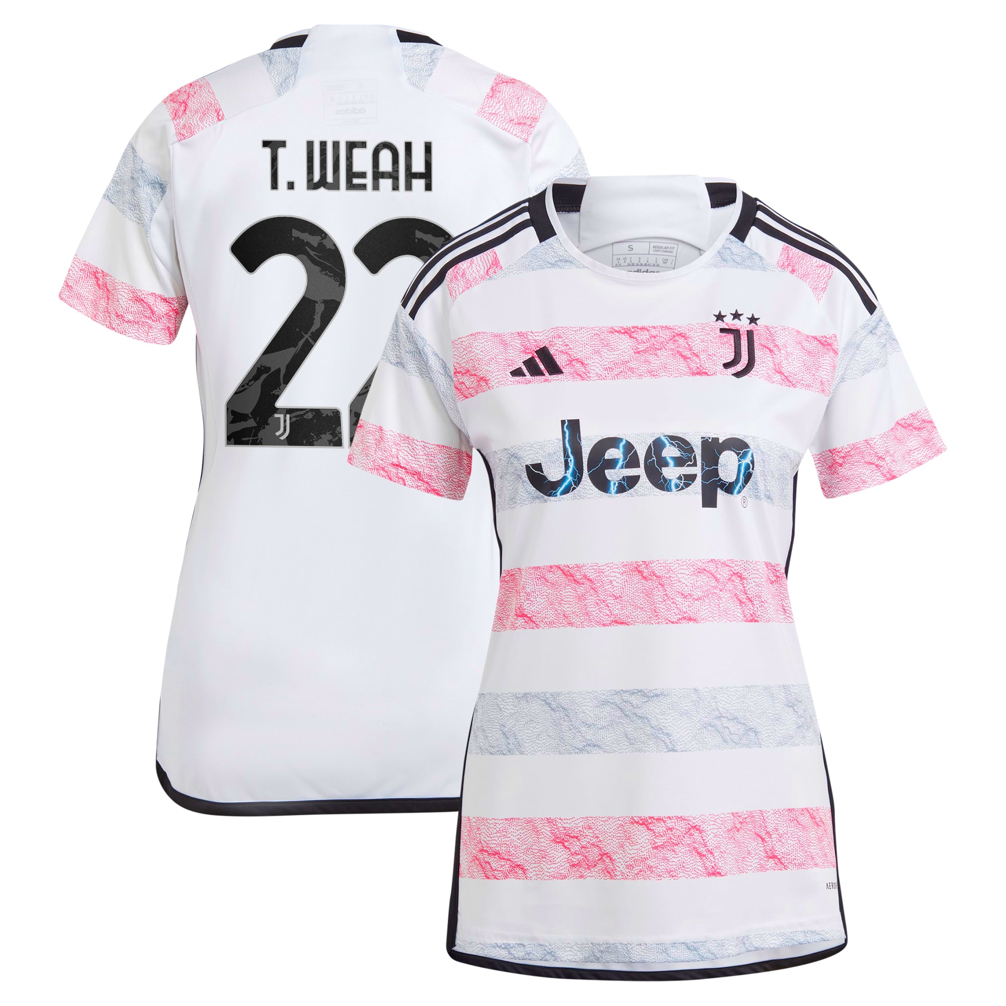 Timothy Weah Juventus Women's 2023/24 Away Replica Jersey – White