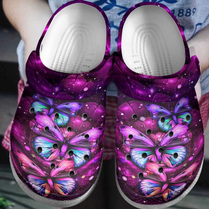 Full Of Beautiful Butterflies Shoes Clog Gifts For Mother Day Grandma