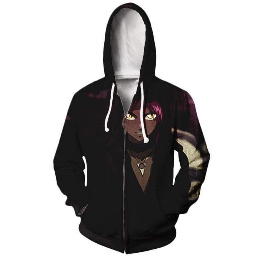 Yoruichi Shihoin Zip Up Impressive 3D  Hoodie – Bleach Hoodie