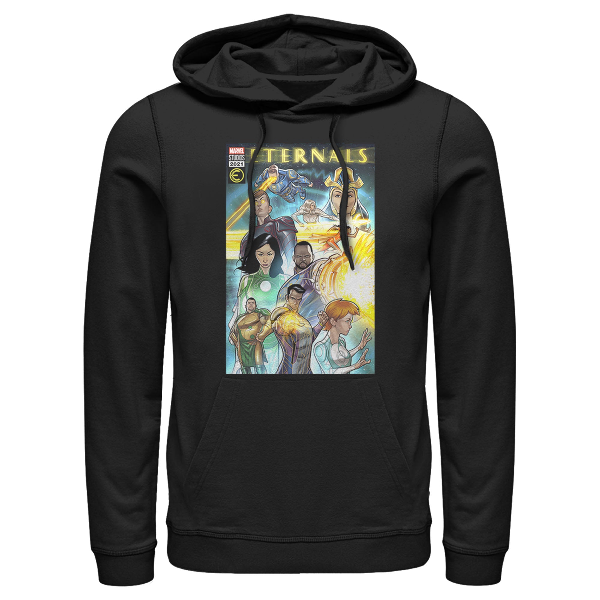 Men’S Marvel Eternals Comic Book Cover Pull Over Hoodie