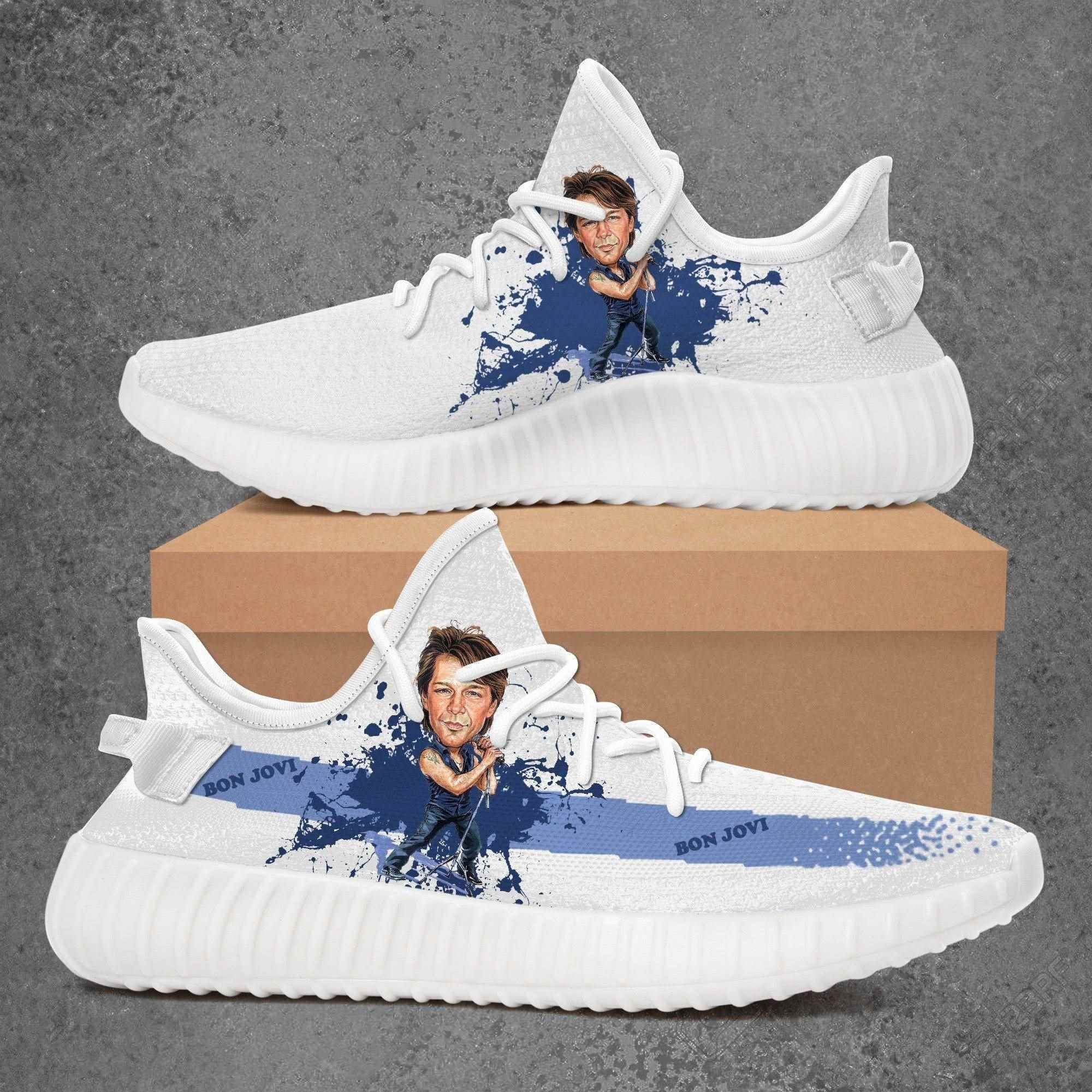 Bon Jovi Yeezy Boost Shoes Sport Sneakers