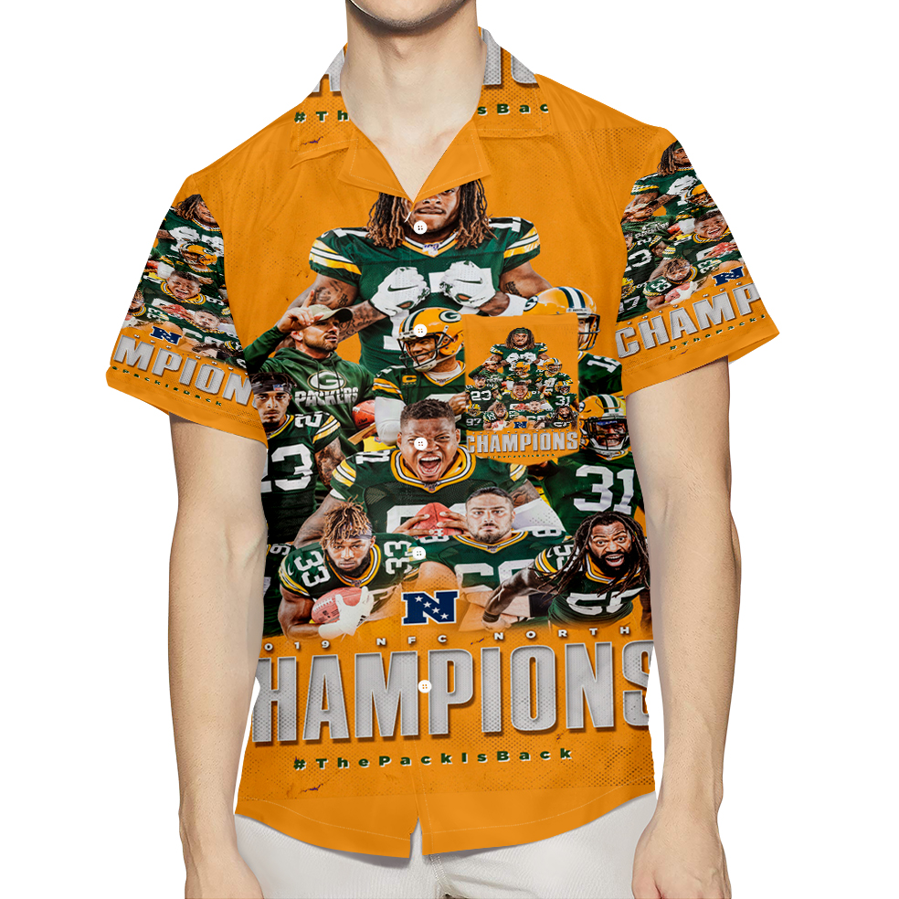 Green Bay Packers Player Team V13 3D All Over Print Summer Beach Hawaiian Shirt With Pocket