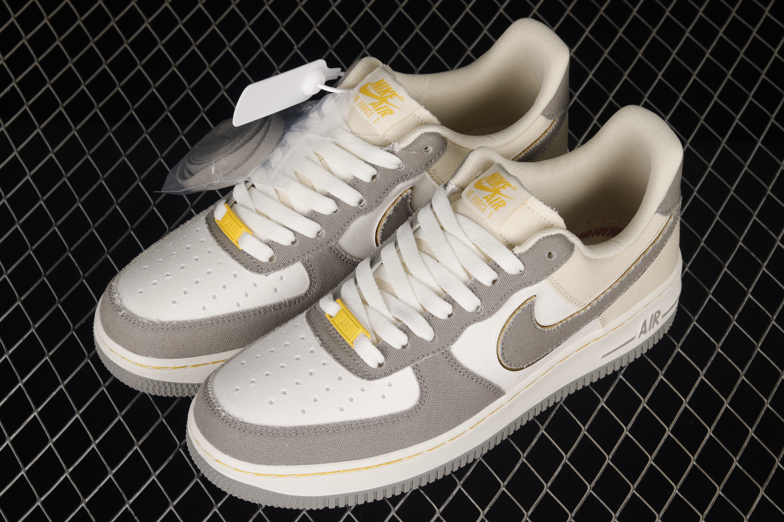 Nike Air Force 1 Low ’07 Grey White Shoes Sneakers SNK682757189