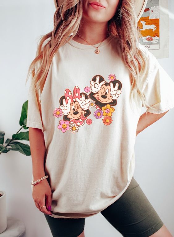 Mickey and Minnie Disney Shirt | Peace Mickey Shirt | Matching Disney ...