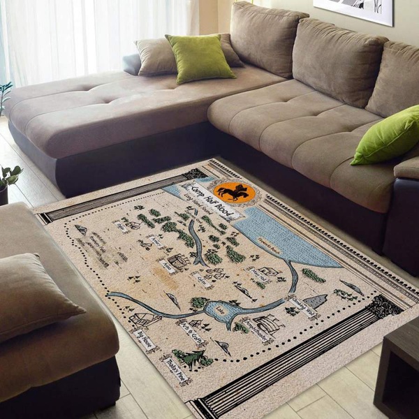 Half Blood Map & Jupiter Map Area Rug