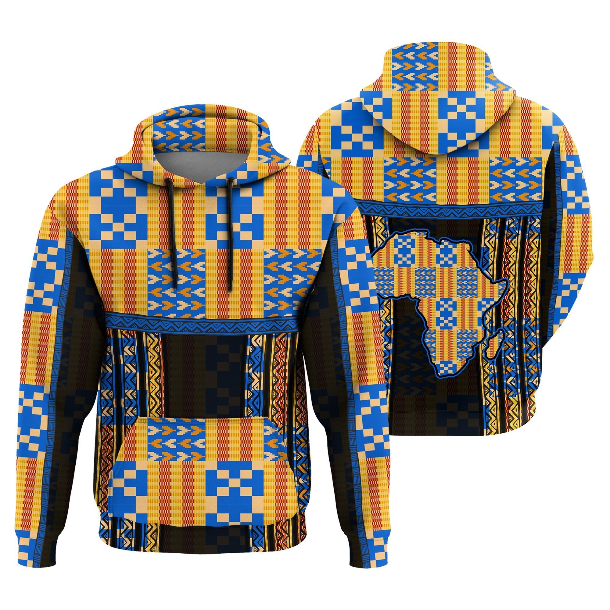 Greek Life Hoodie – Weaving Style Kente Pullover