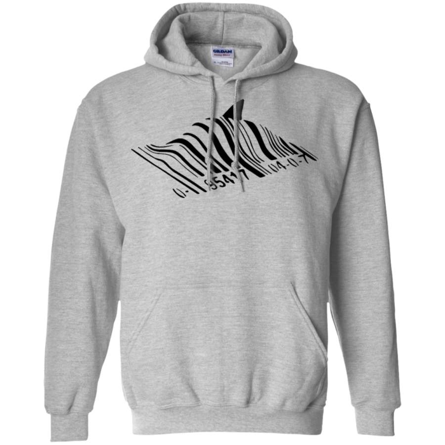 Shark Barcode Graffiti  Hoodie