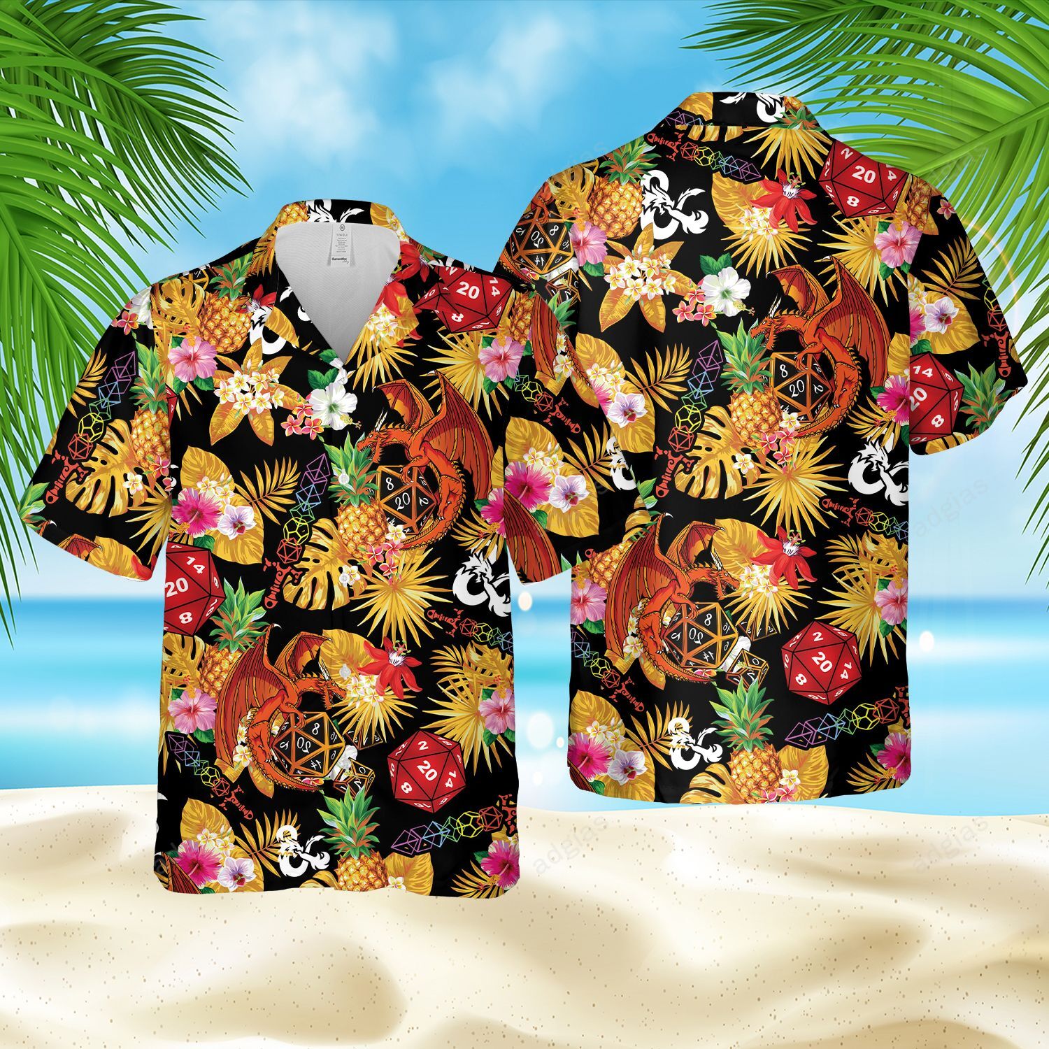 Ddg Tropical Summer Beach Hawaii Shirt Ha35053