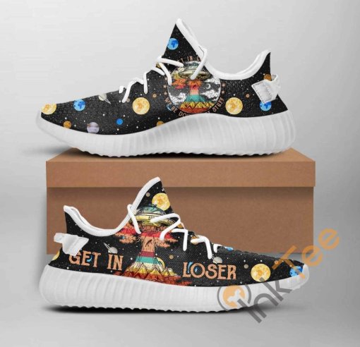 Camping Art Custom Shoes Personalized Name Yeezy Sneakers