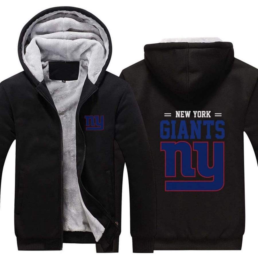 New York Giants Winter Hoodie 3D Style733 All Over Printed