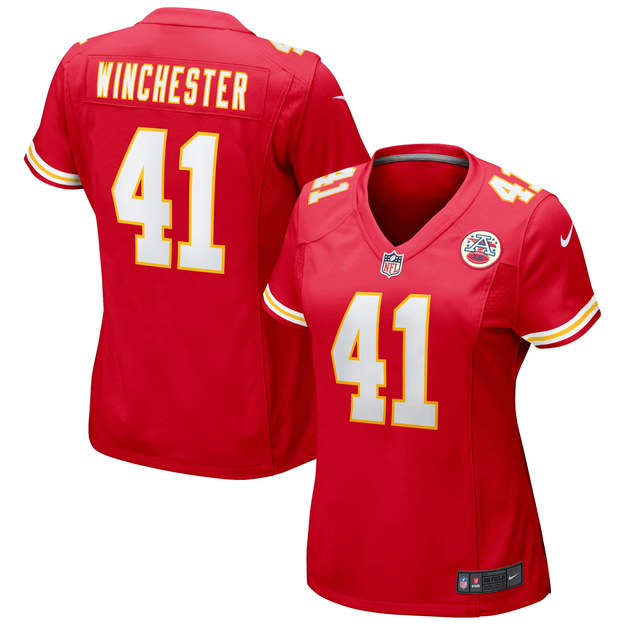 James Winchester Kansas City Chiefs Women's Game Jersey – Red