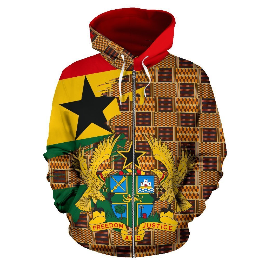 Greek Life Hoodie – Kente Nice Seamless Zip Hoodie – Gash Style