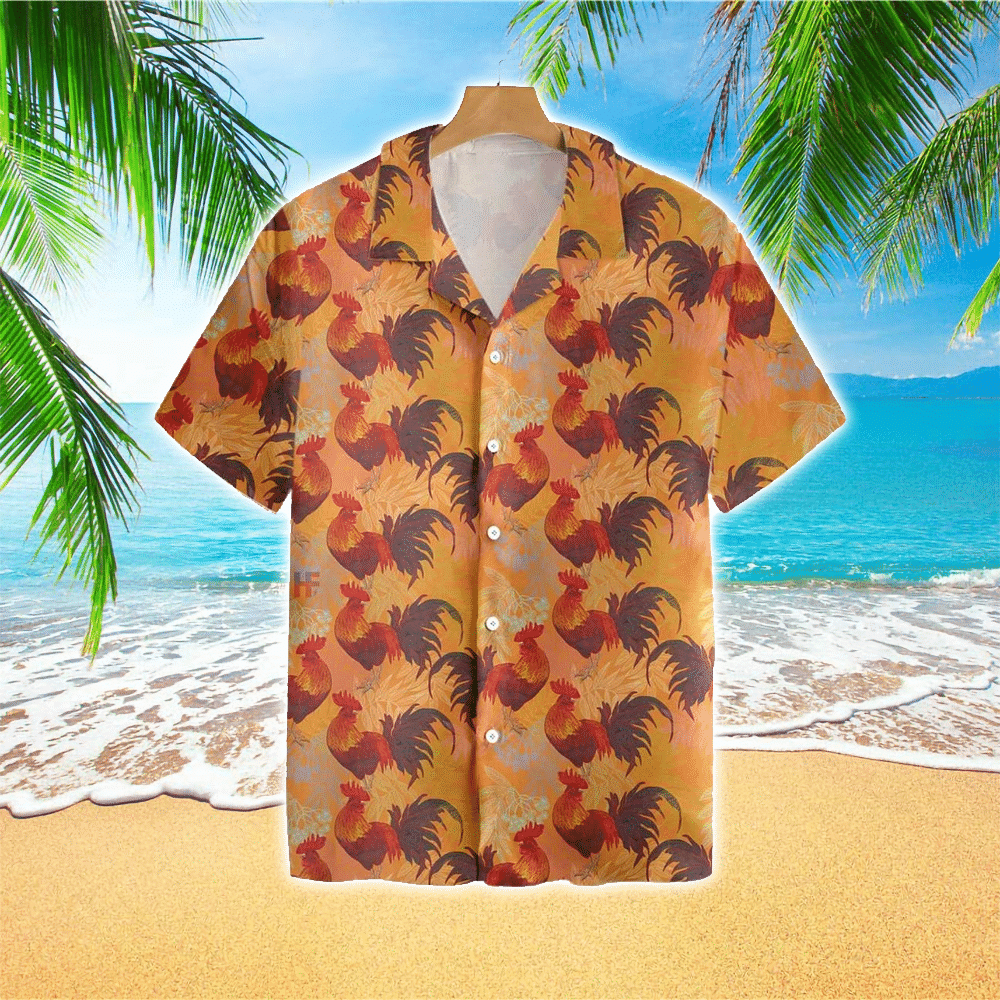 Red Rooster Hawaii Shirt Aloha Tropical Sleeve Summer All Size Ha81245