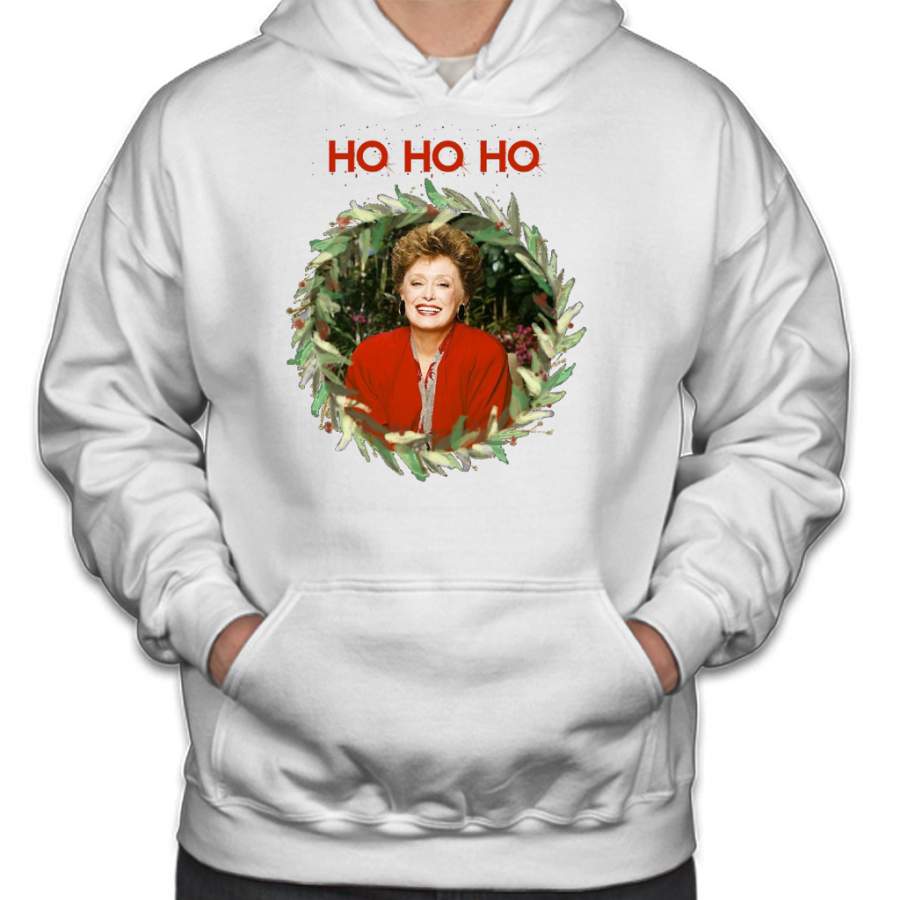 HO HO HO – Blanche Devereaux Christmas from the Golden Girls (Red) Hoodie