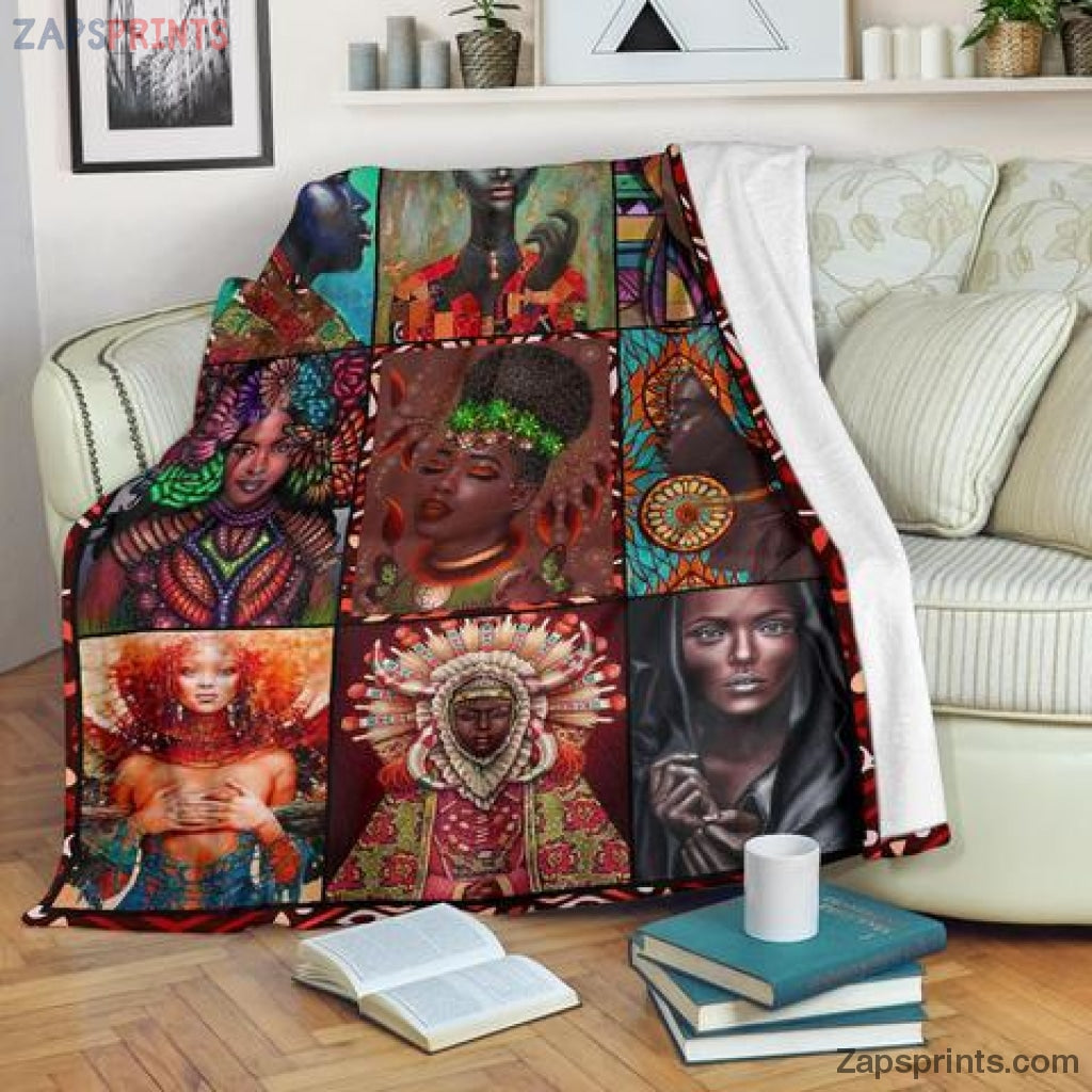 The Beauty Of African Culture – African Culture Ccv Blanket – African Culture And Traditions Fleece Blanket