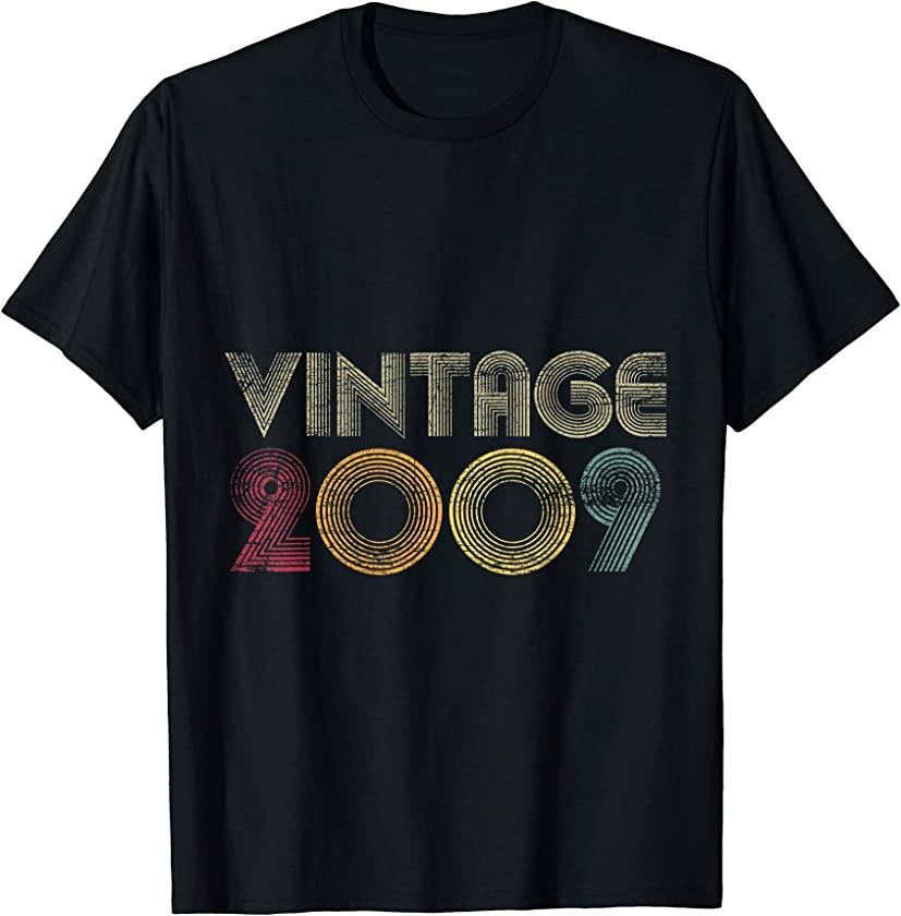 12th Birthday Gifts Year Old – Vintage 2009 T-Shirt