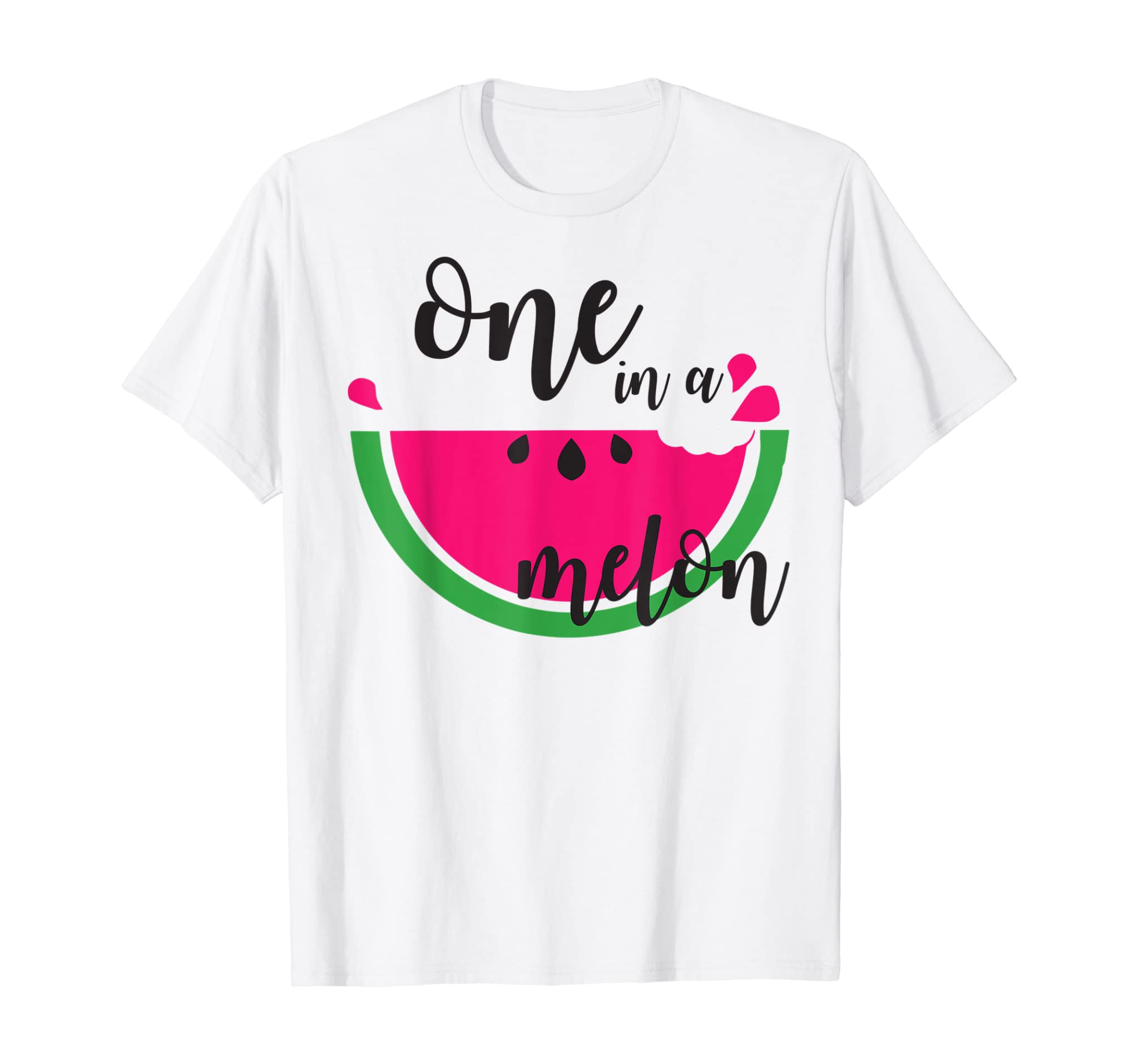 Watermelon T-Shirt Summer One in a Melon Fruit cool Tee gift