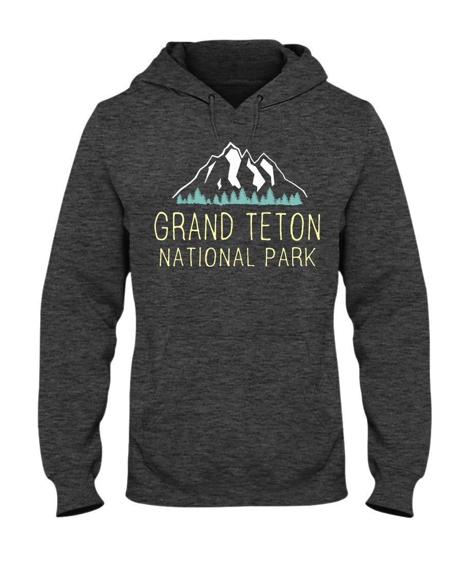 Vintage Grand Teton National Park Hoodie Hiking Vacation